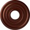 Ekena Millwork Valeriano Ceiling Medallion (Canopies up to 6 1/4"), 12 1/8"OD x 3 5/8"ID x 3/4"P, Antique Copper CM12VAACS - alternate 1